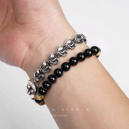 Chrome Hearts Heart Pattern Bracelet