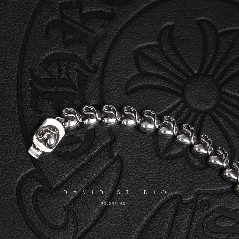 Chrome Hearts Heart Pattern Bracelet