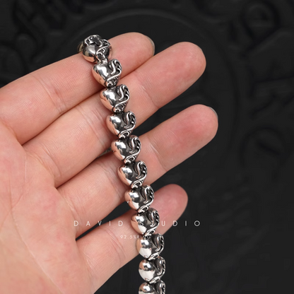 Chrome Hearts Heart Pattern Bracelet