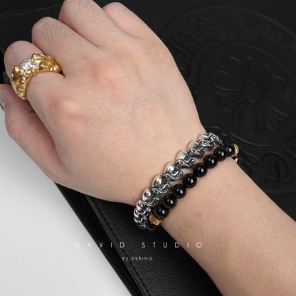 Chrome Hearts Heart Pattern Bracelet