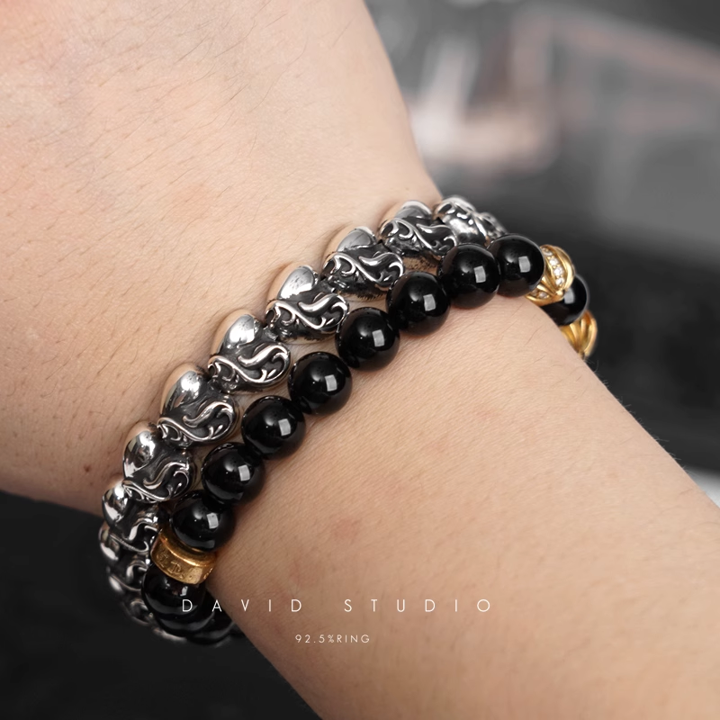 Chrome Hearts Heart Pattern Bracelet