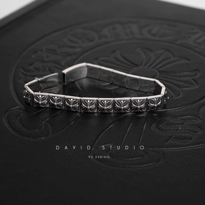 Chrome Hearts CH Plus Square Pattern Bracelet