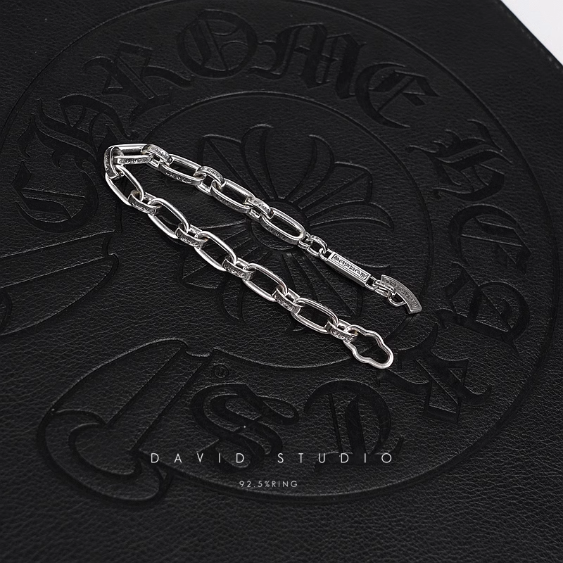 Chrome Hearts Inscribed Logo Chain Bracelet