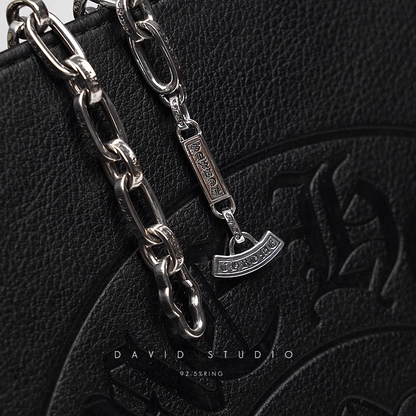 Chrome Hearts Inscribed Logo Chain Bracelet