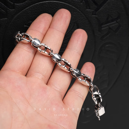 Chrome Hearts Fleur Tail Pattern Bracelet