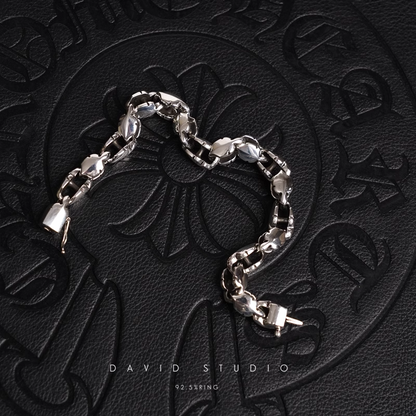 Chrome Hearts Fleur Tail Pattern Bracelet