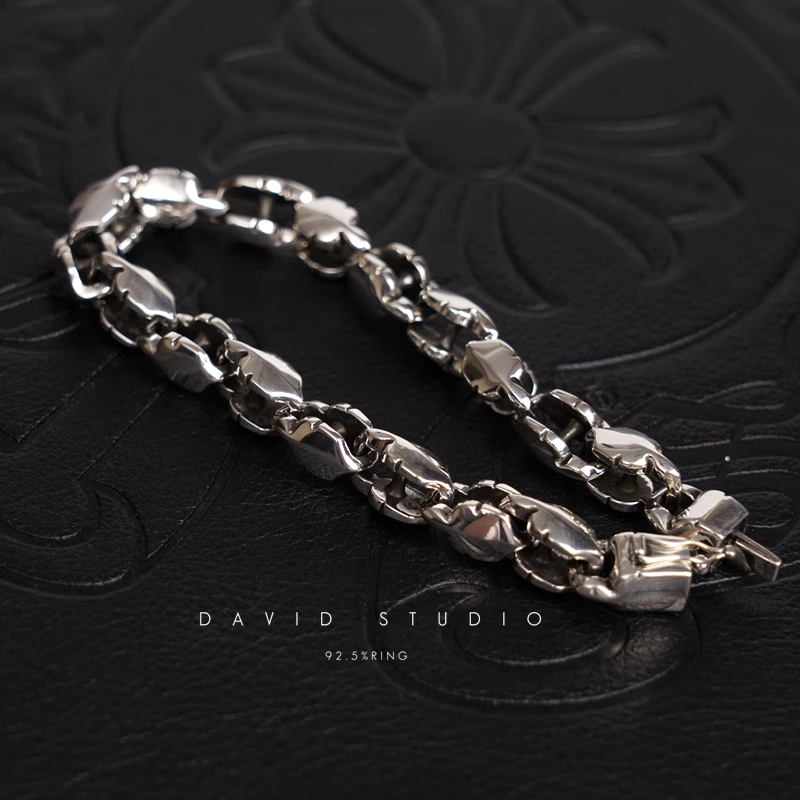 Chrome Hearts Fleur Tail Pattern Bracelet