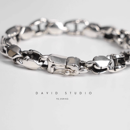 Chrome Hearts Fleur Tail Pattern Bracelet