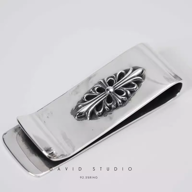 Chrome Hearts Floral Money Clip