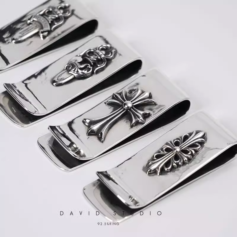 Chrome Hearts Double Cross Money Clip