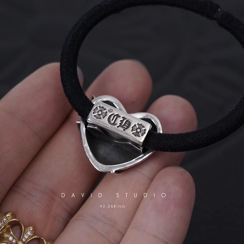 Chrome Hearts Heart Hair Tie