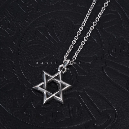 Chrome Hearts Large Star OF David Pendant