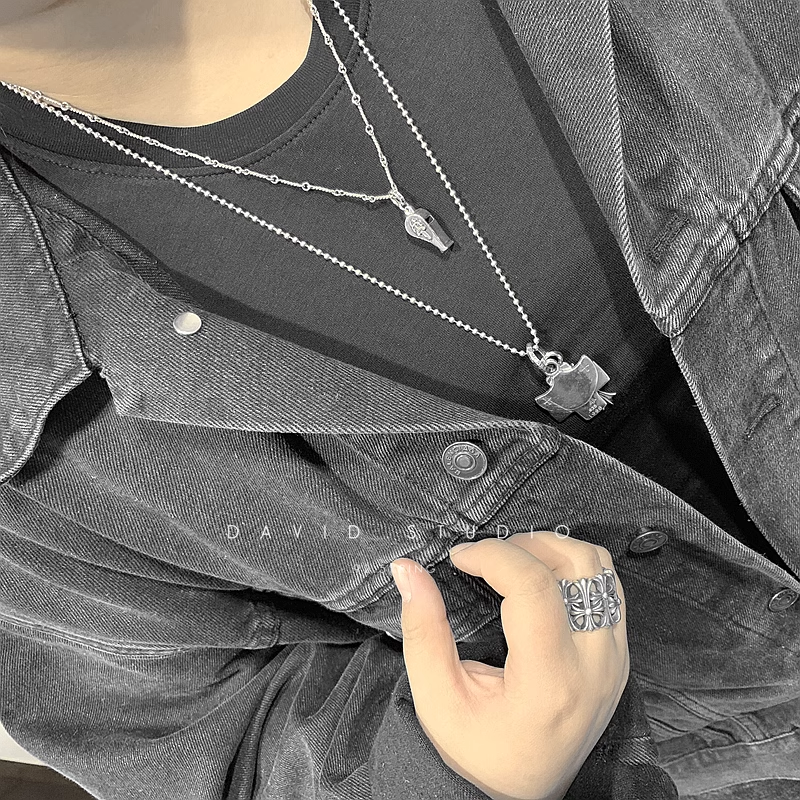 Chrome Hearts Mini Dagger Whistle Pendant – Twist Chain