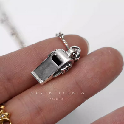 Chrome Hearts Mini Dagger Whistle Pendant – Twist Chain