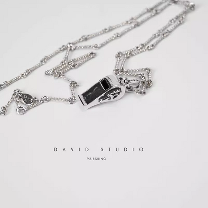 Chrome Hearts Mini Dagger Whistle Pendant – Twist Chain