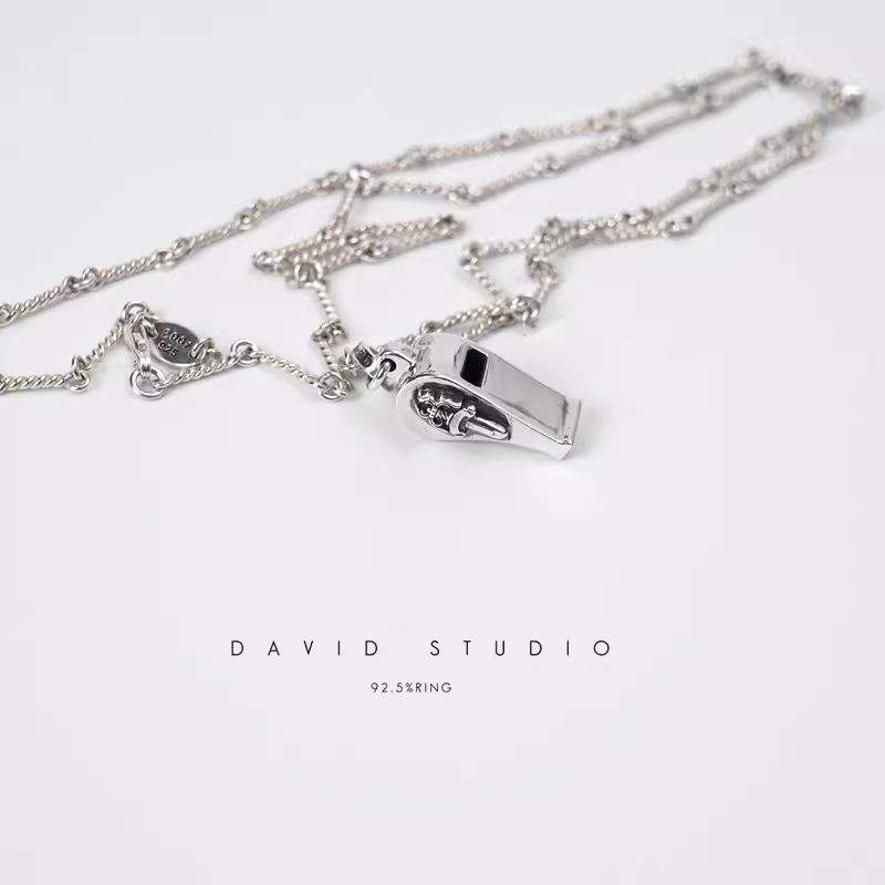 Chrome Hearts Mini Dagger Whistle Pendant – Twist Chain