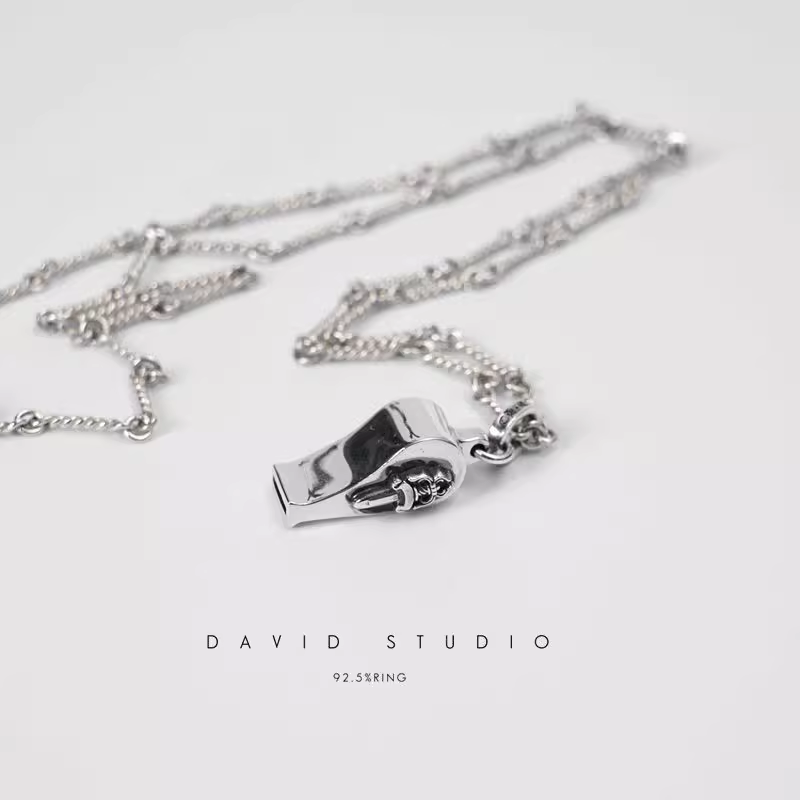 Chrome Hearts Mini Dagger Whistle Pendant – Twist Chain