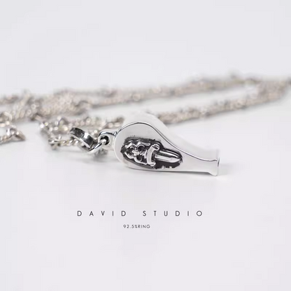 Chrome Hearts Mini Dagger Whistle Pendant – Twist Chain