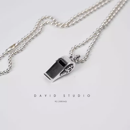 Chrome Hearts Mini Dagger Whistle Pendant – Ball Chain