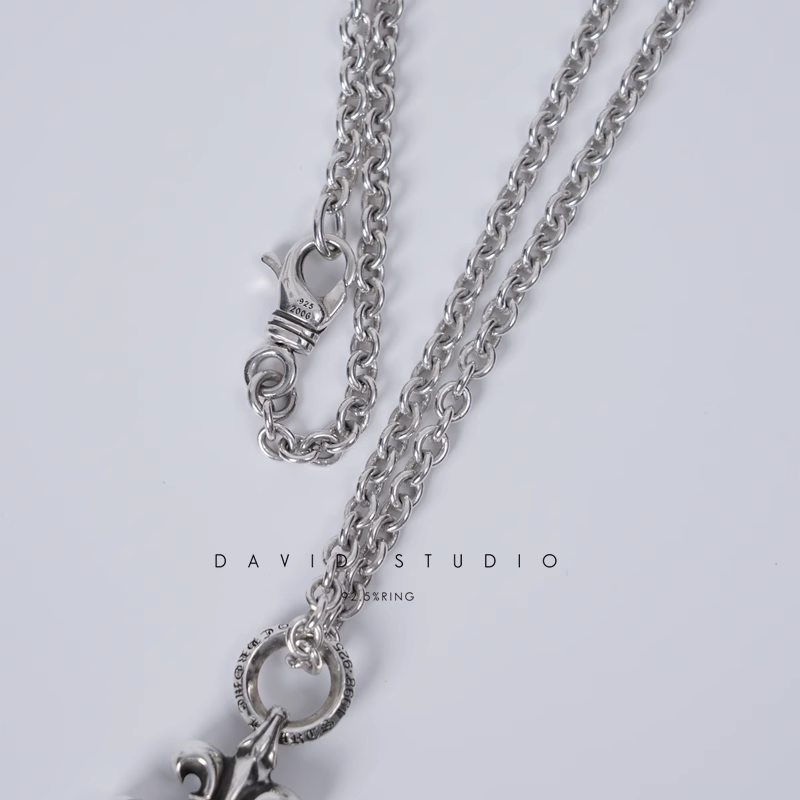 Chrome Hearts BS Fleur Charm – Roll Chain