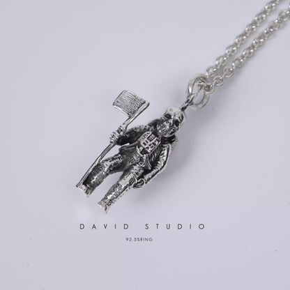 Chrome Hearts Foti Astronaut Pendant – Roll Chain