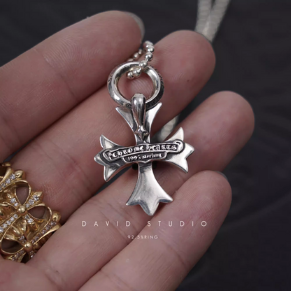 Chrome Hearts Double Plus Charm – Ball Chain