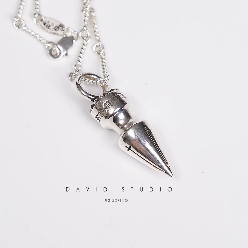 Chrome Hearts Spike Pendant – Twist Chain