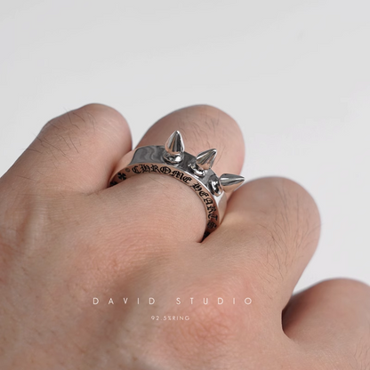 Chrome Hearts Triple Spike Ring