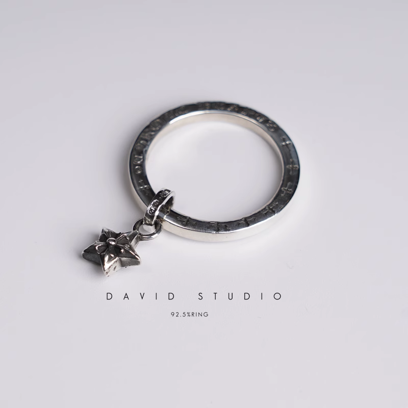 Chrome Hearts Stack Star Ring