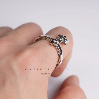 Chrome Hearts Stack Star Ring