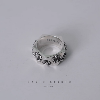 Chrome Hearts BS Fleur Pentagon Ring