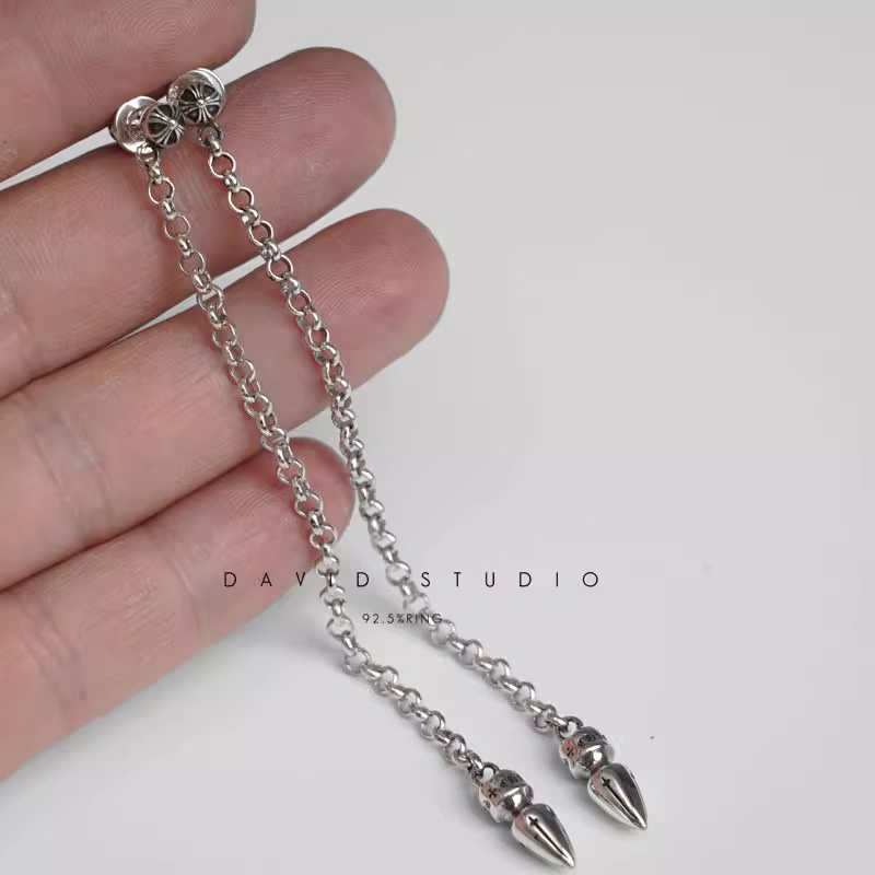 Chrome Hearts Spike Drop Earring