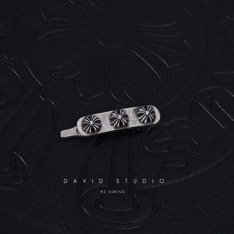 Chrome Hearts Triple CH Plus Hair Clip