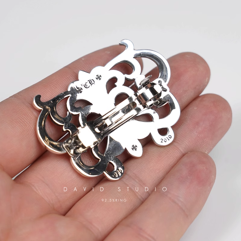 Chrome Hearts Babyfat Butterfly Hair Clips