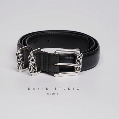 Chrome Hearts BLT 3PC Roller Cowhide Belt