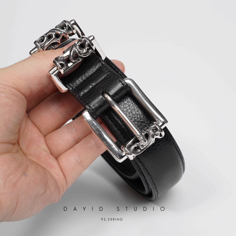 Chrome Hearts BLT 3PC Roller Cowhide Belt