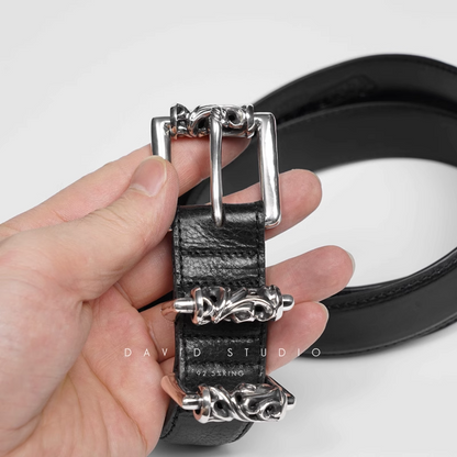 Chrome Hearts BLT 3PC Roller Cowhide Belt