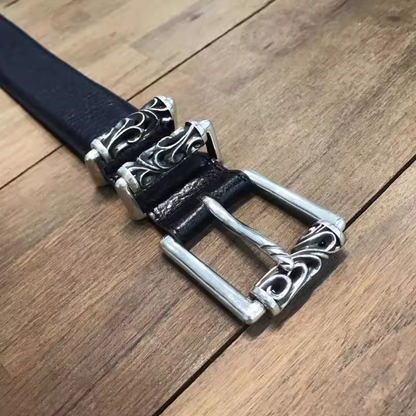 Chrome Hearts BLT 3PC Roller Cowhide Belt