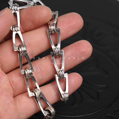 Chrome Hearts Zipper Pattern Bracelet