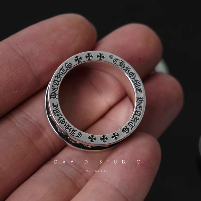 Chrome Hearts TINY CH Plus Spinner Ring