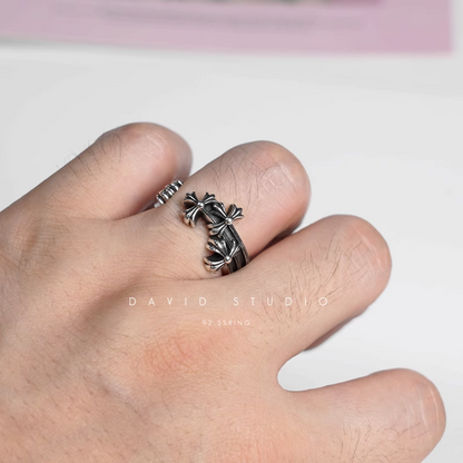 Chrome Hearts Cemetery Hoop Ring