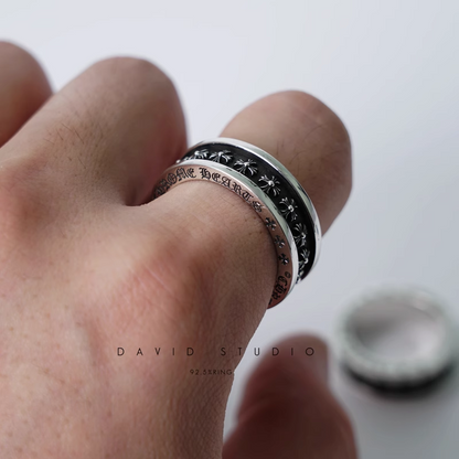 Chrome Hearts TINY CH Plus Spinner Ring