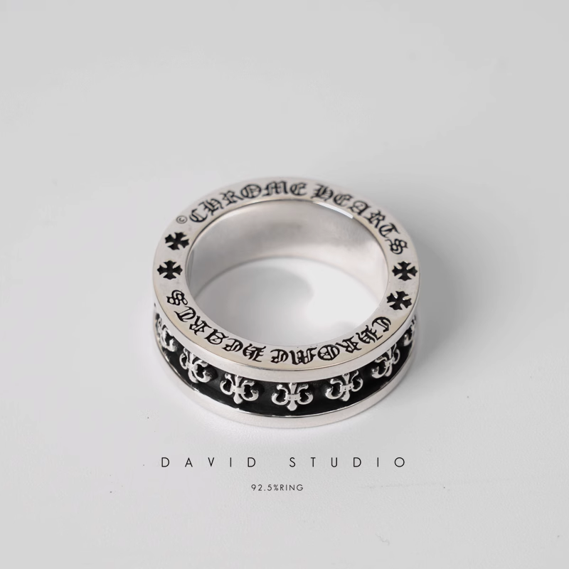 Chrome Hearts Small BS Fleur Ring