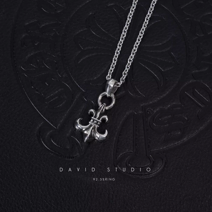 Chrome Hearts BS Fleur Pendant With Bail – Roll Chain