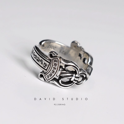 Chrome Hearts Double Dagger Ring