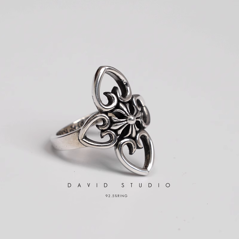 Chrome Hearts CH Plus Heart Ring