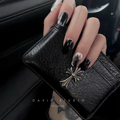 Chrome Hearts Cross Card Holder