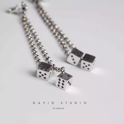 Chrome Hearts JoJo Dice Earring