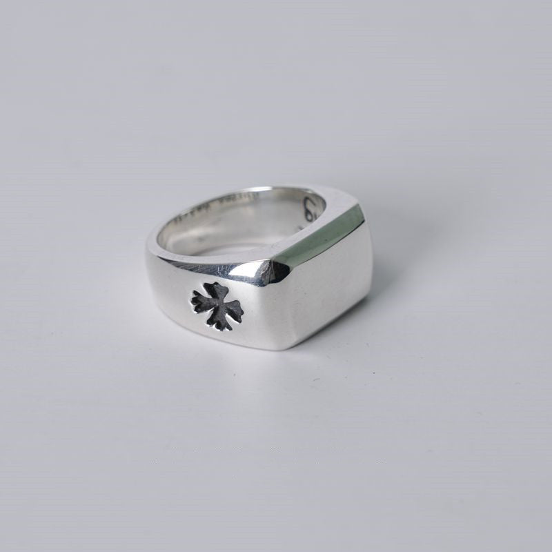 Chrome Hearts Big PJ Cross Ring