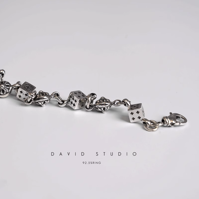 Chrome Hearts Dice And Crossball Bracelet